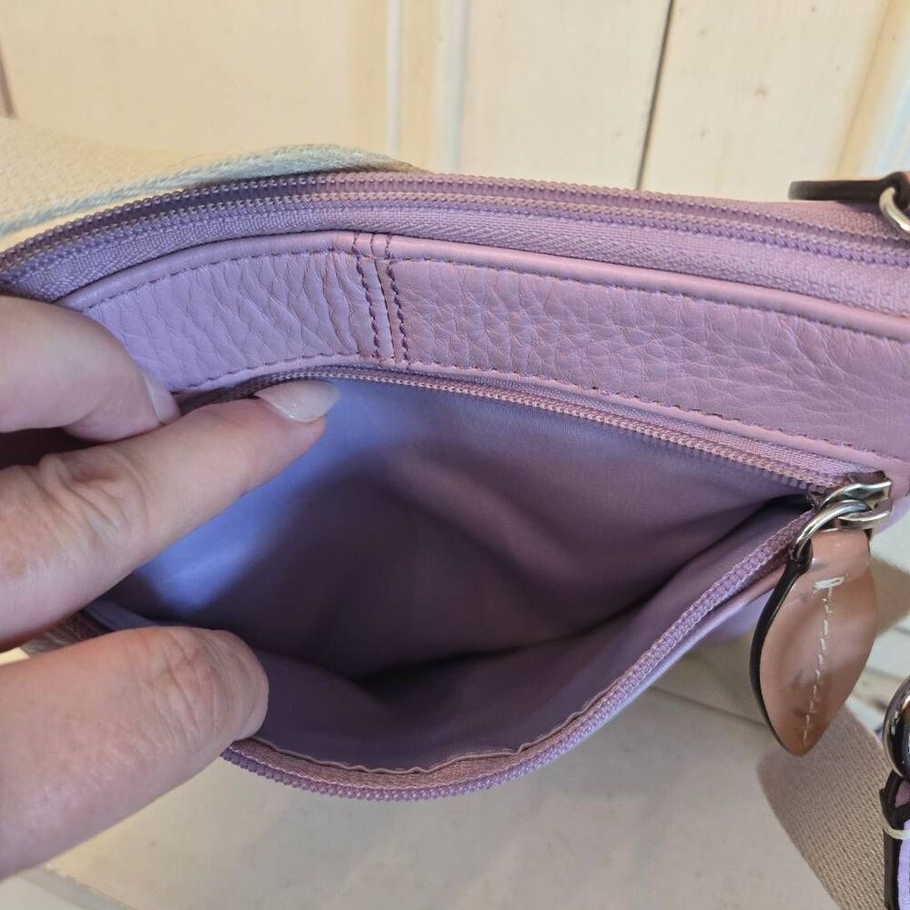 Coach Legacy Lilac Swing Pack Shoulder Crossbody Bag Purse - Picture 9 of 11